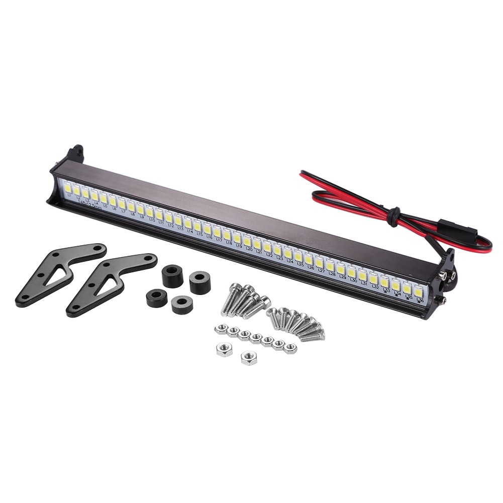 RC Auto Dach Lampe 148mm 36 LED Licht Bar für Traxxas Trx4 axial SCX10 90046 90060 SCX24 1/10 RC crawle: B