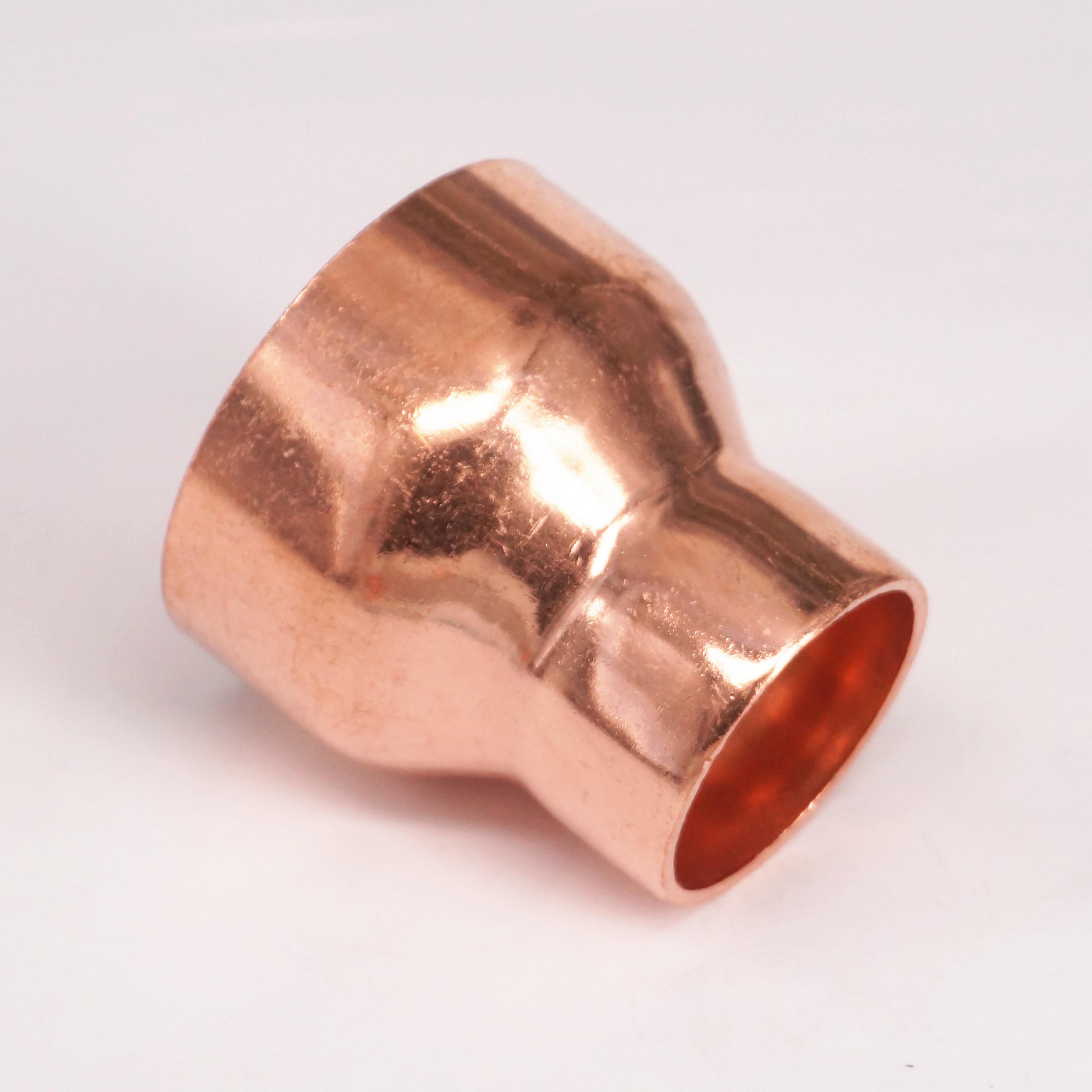 I.D 42mm/54mm Reduce Copper End Feed Reducer Welding Coupling Pipe Adapter Air Conditioner Refrigerator Chiller Plant