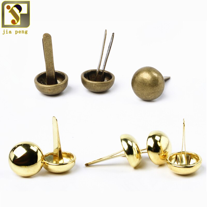 100pcs Silver Tone Dome Metal Decorative Spikes Rivets of Metal For Leather Craft Studs Spots 20x12mm( 0.785x0.473 inch)