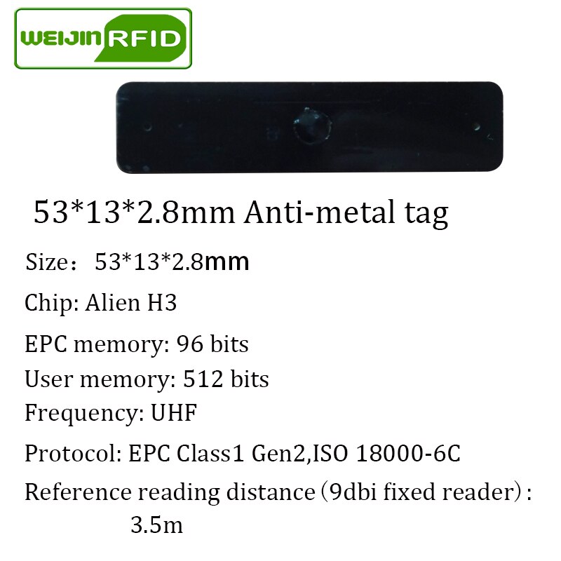 Uhf Rfid Metalen Tag Mhz Mhz Alien Higgs Grandado