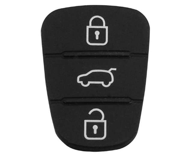Carcasa de llave remota para Hyundai I20, I30, IX35, I35, Accent, Kia, Picanto, Sportage, K5, 3 botones, funda plegable para llave remota, novedad: For K-ia / Rubber Buttons A