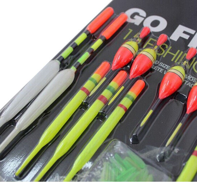 Premium 15pcs assorted Sizes Lot Long Fishing Lure Floats Bobbers Slip Drift Tube 5 Bobbers Rod 6 Floats Tube 4 Long Float Slips