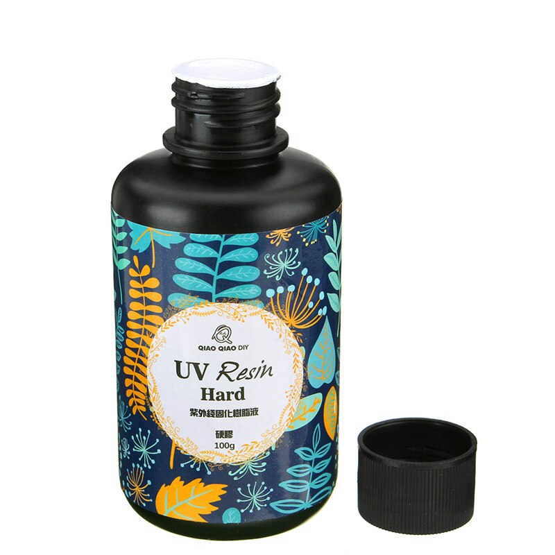 25/60/100/200g UV résine colle Gel transparent Type dur solaire Ultraviolet solidifier durcissement résine activé artisanat pour bijoux à bricoler soi-même moule