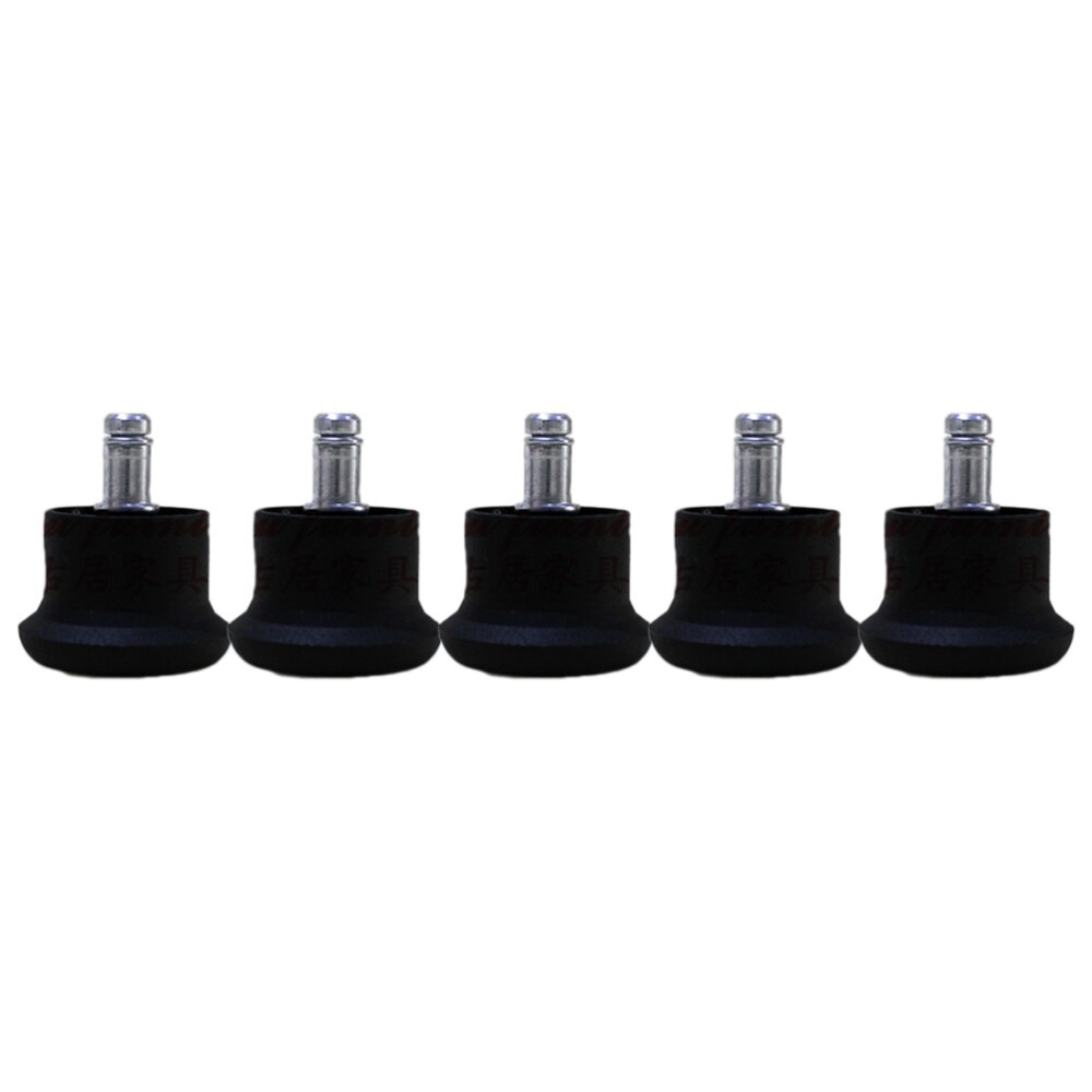 5pcs Chairs Glide Castors Glides Replacement Furniture Floor Gliders for Office Home(Black)