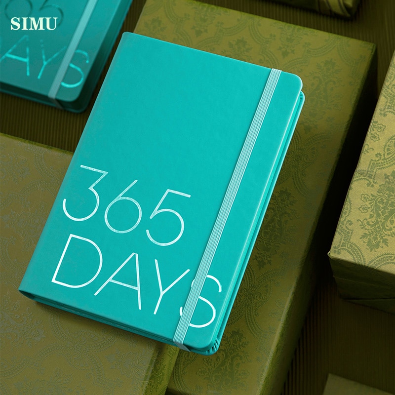 365 Planner Agenda Notebook Super Thick Inner Page Yearly Daily Plan Journal Record Life Stationery Notebooks For School