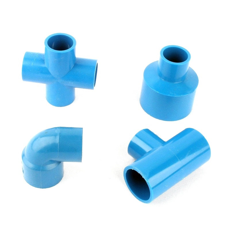 I.D 20mm PVC Pipe Cross Connectors 20X25 40X20mm Reducing Tee Connector 90 Degree Elbow Straight Joints Garden Water Adapter