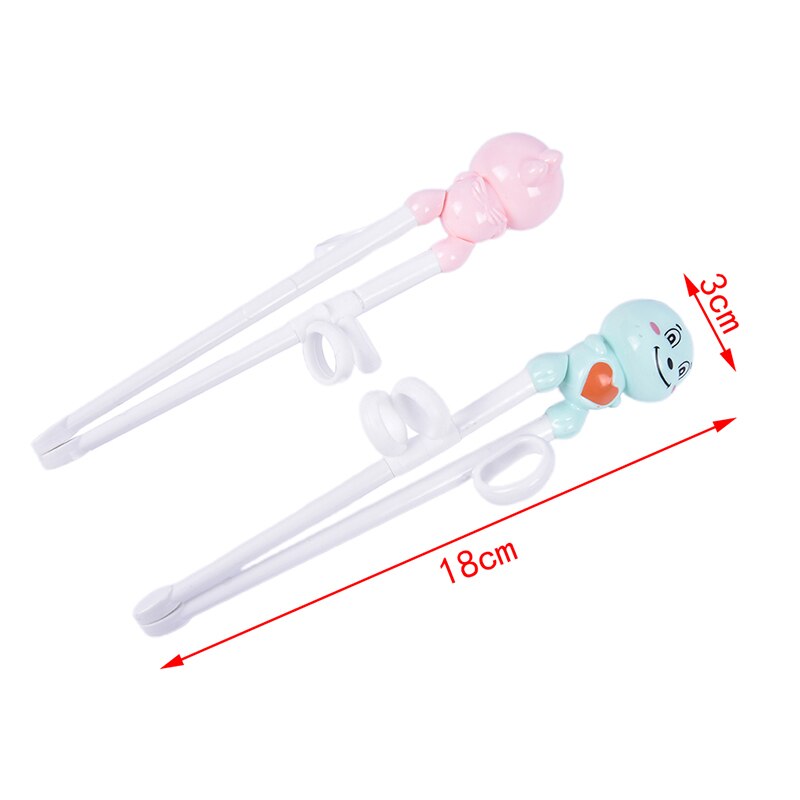 Sød munk/bjørn lære træning spisepinde børn børn kinesiske spisepinde lære køkken tilbehør 18cm*3cm 1 par