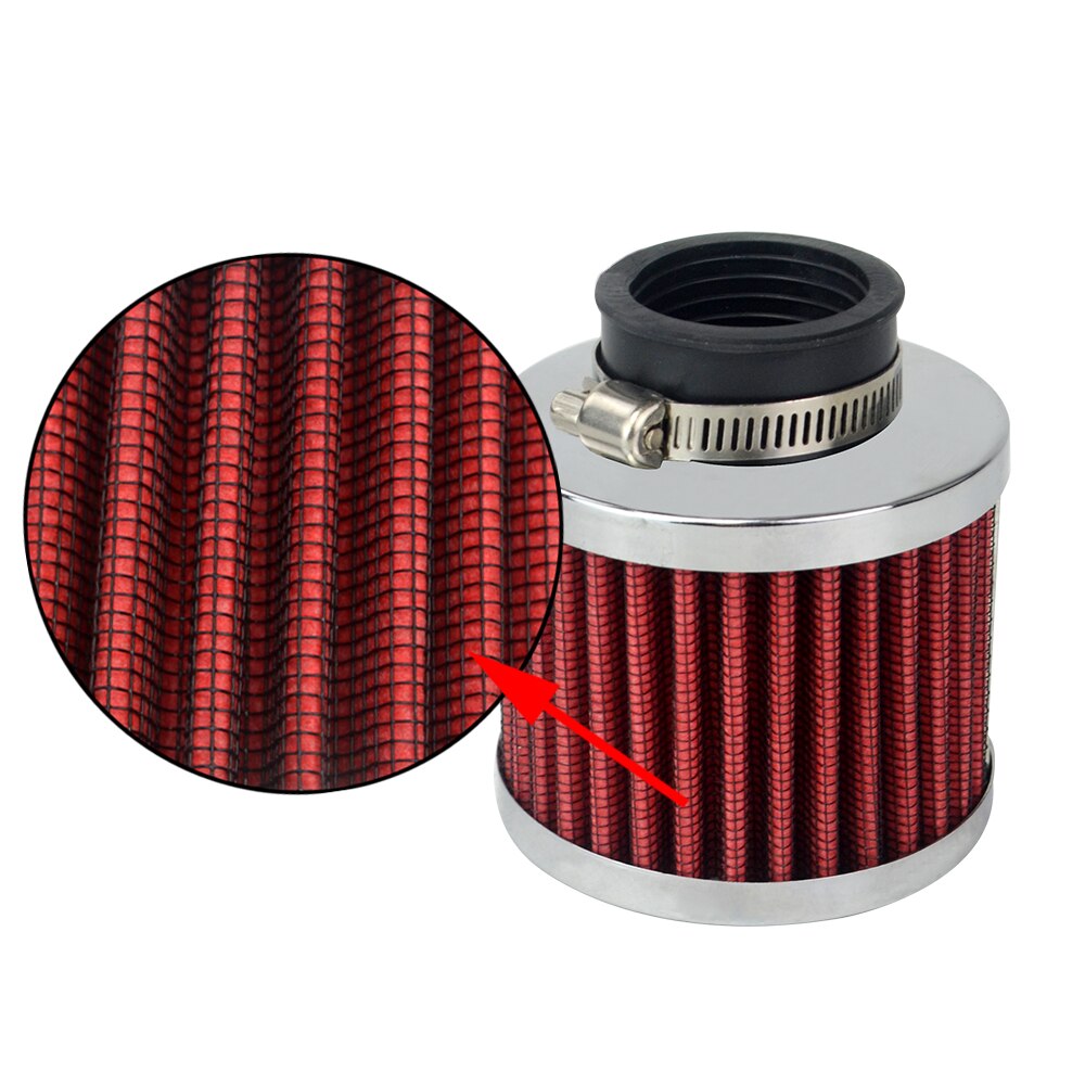 LZONE - Auto Air filter height 85MM, Neck ID:35mm Car Cone Cold Air Intake Filter Turbo Vent Crankcase Breather JR-AIT22