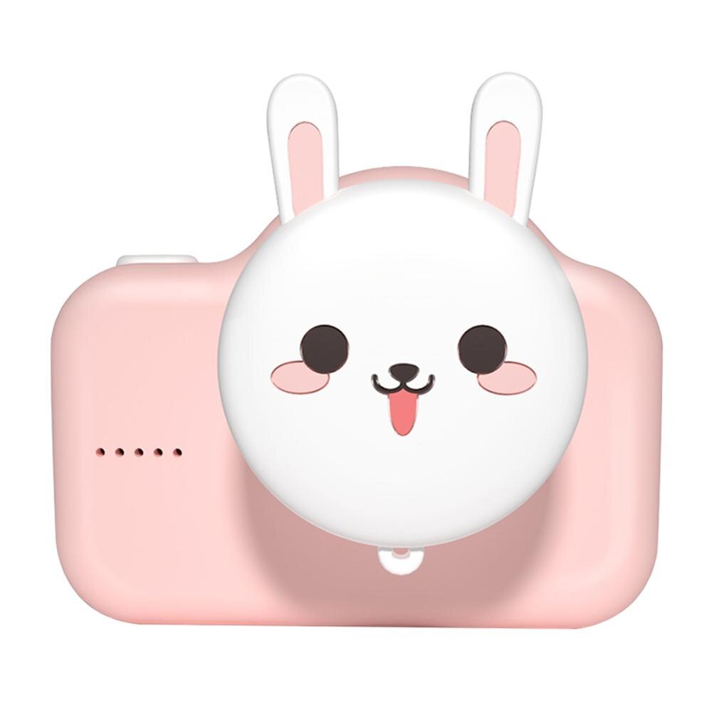 Cámara educativa IPS de 2 "para niños, cámara de vídeo de dibujos animados con pantalla HD de animales, bonita cámara de fotos, de cumpleaños, 20MP: Rabbit