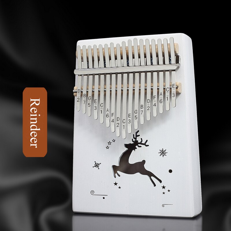 17 Keys Kalimba Mahogany Thumb Piano Reed 17 Key Music Keyboard Mini Piano High Wooden African Kalimba Finger Piano