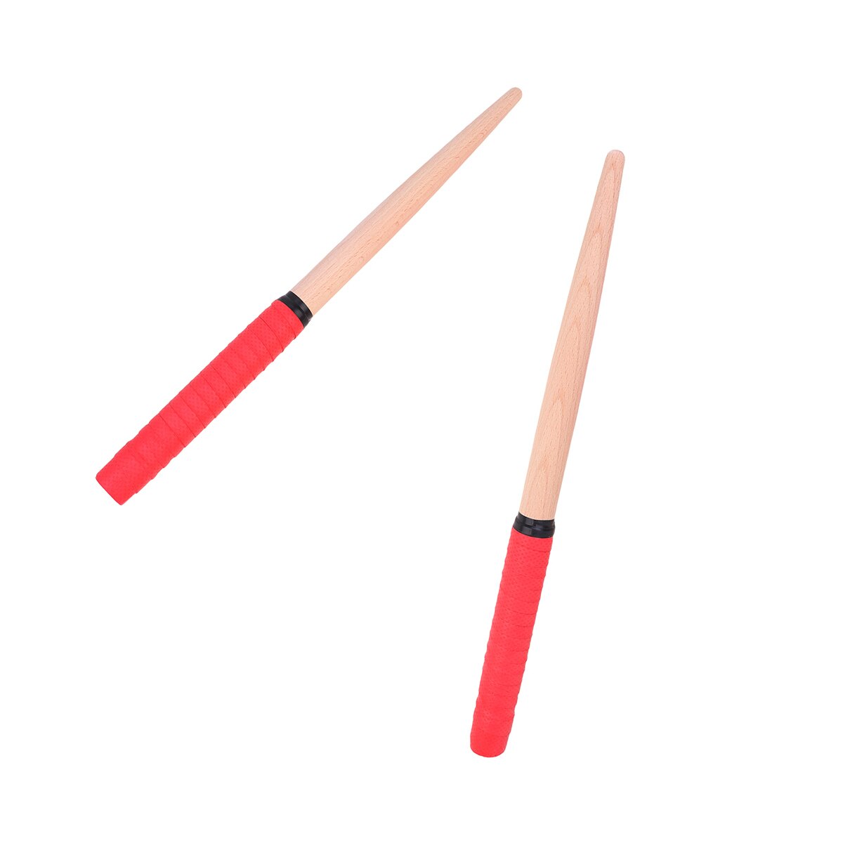 Taiko – baguettes de tambour portables en bois, 35x2cm, 1 paire, bâtons à Percussion légers pour tambour (jaune)