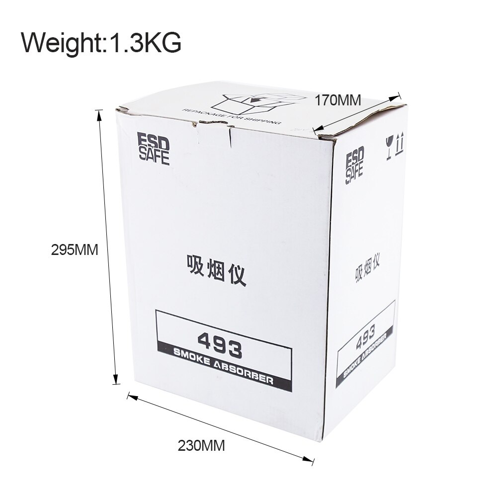 14W/16W przenośny pochłaniacz dymu lutowniczego ESD odciąg dymu robić lutownicy praca z gąbką filtrującą akcesoria robić narzędzi spawalniczych