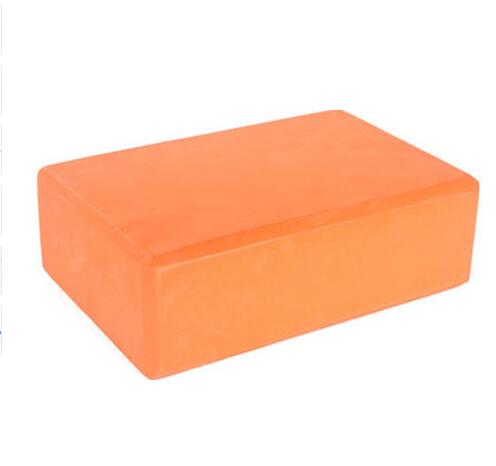 7- farget yoga fitness blokk skum murstein eva materiale for tøyning trening trening trening: Oransje