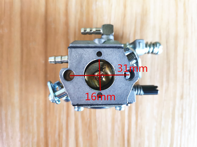 Carburador CS-3500 con junta para motosierra ECHO CS -3500 CS3500 carburador de motosierra carby Walbro # WT-504 / WT504: Rojo