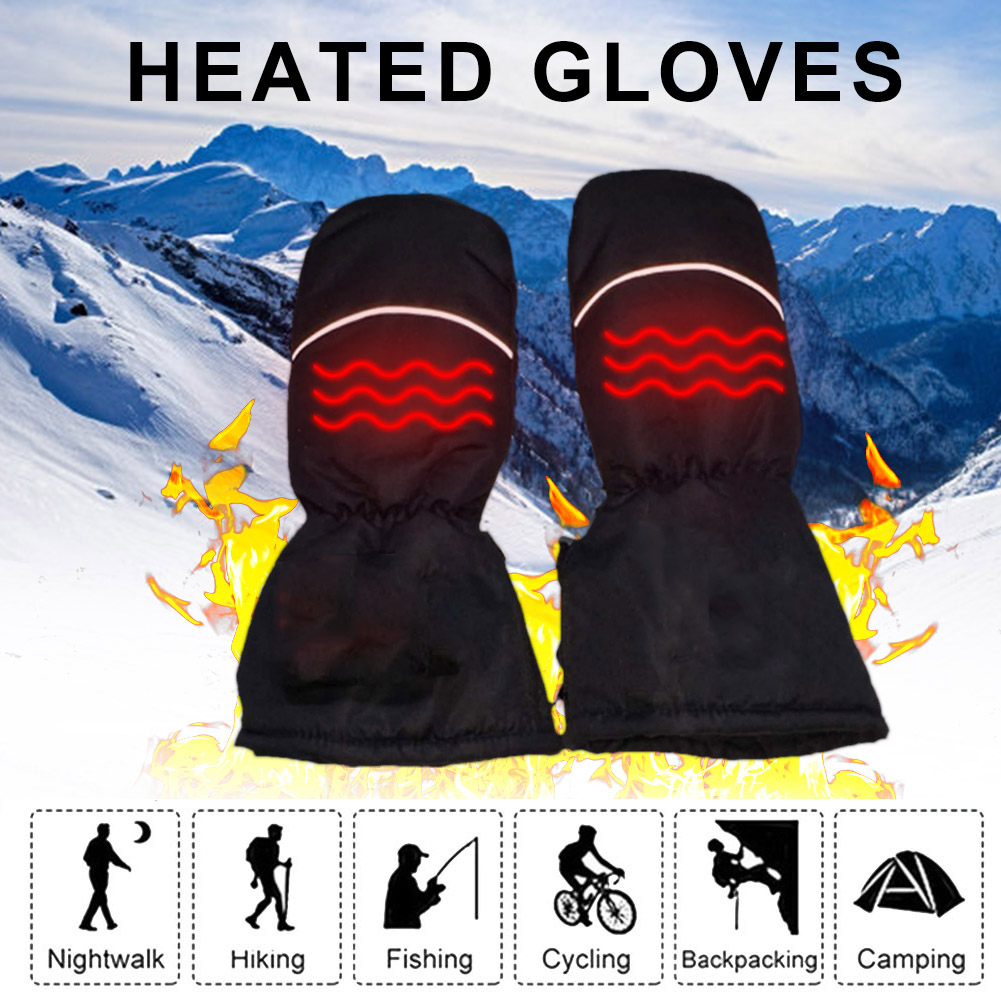 Winter Motorfiets Rijden Handschoenen Warme Vinger Wanten Nacht Reflecterende Handschoenen Outdoor Thermische Isoleer Handschoenen Voor Klimmen Skiën