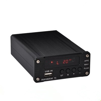 T5 hifi tabsfri musik ape-afspiller fiber koaksial analog dekodning output