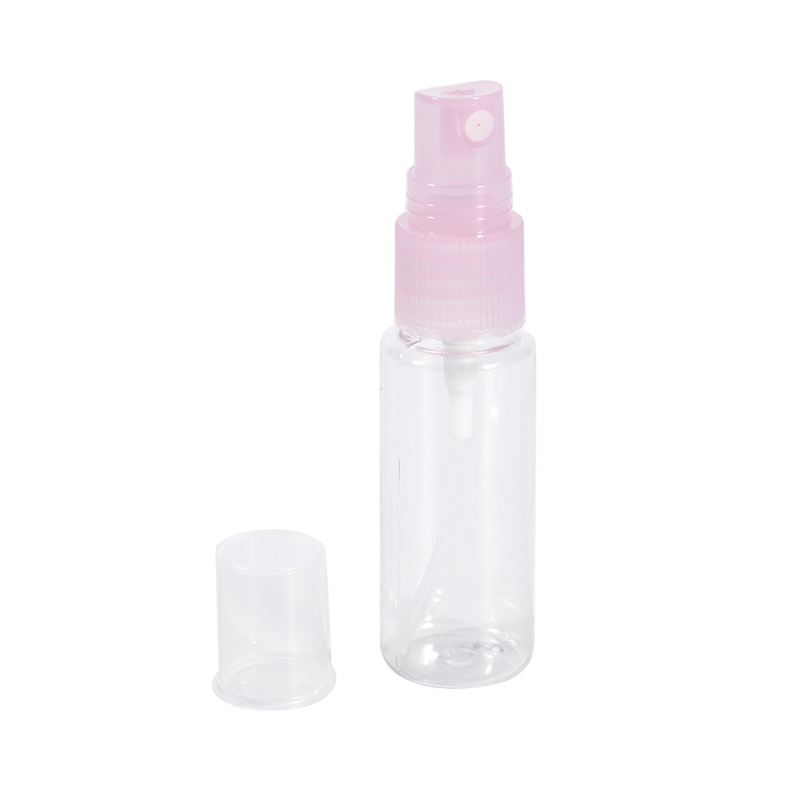 5 uds 20ml atomizador de Perfume de plástico transparente Mini botellas de Spray vacías cosméticos envases de maquillaje botellas de viaje de Color al azar