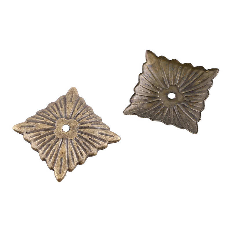 Tachuela decorativa Vintage para muebles, tachuela decorativa con etiqueta metálica de bronce para muebles, sofá y puerta de zapatos, 100 Uds.