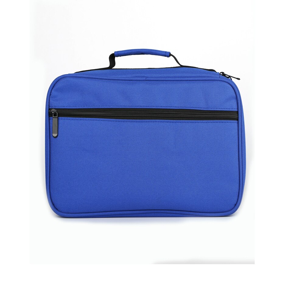 40/60 Holes Art Marker Pen Storage Bag Large Removable Pencil case Pen Bag Box Stationery Pouch: 40 holes blue
