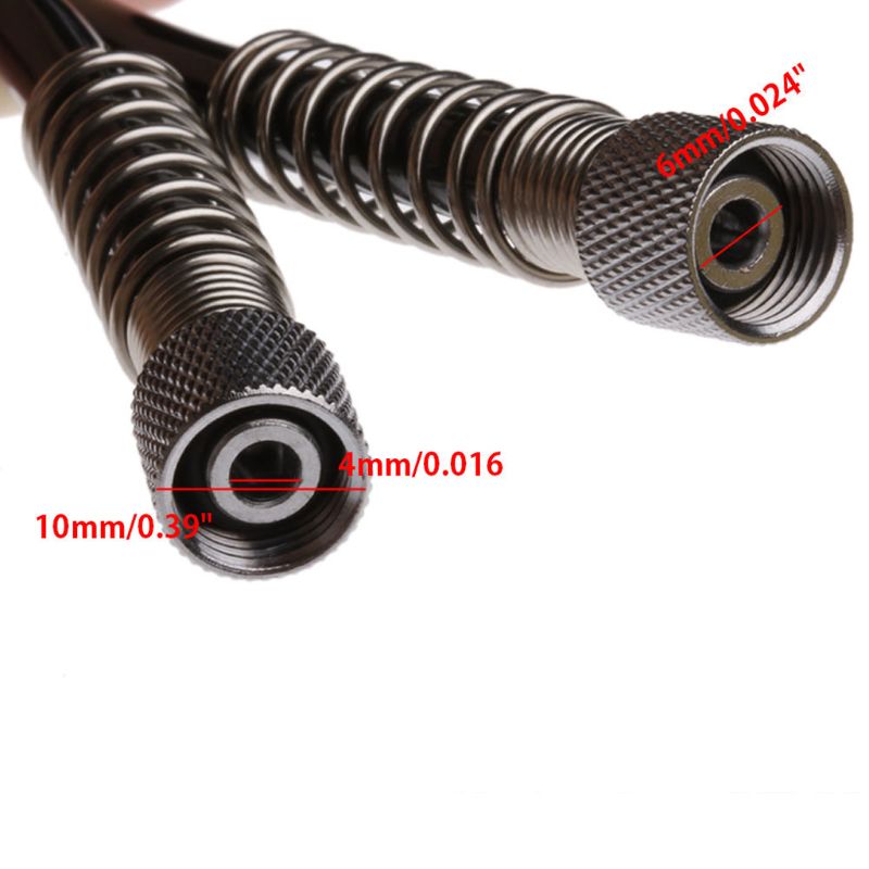 3M Flexible PU Recoil Hose Spring Tube Black For Compressor Air Tool