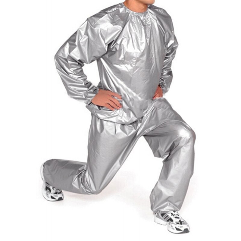 L/XL2XL/3XL/4XL/5XL combinaison de sueur de Sauna robuste exercice costume de gymnastique Fitness perte de poids Anti-Rip minceur produit P9