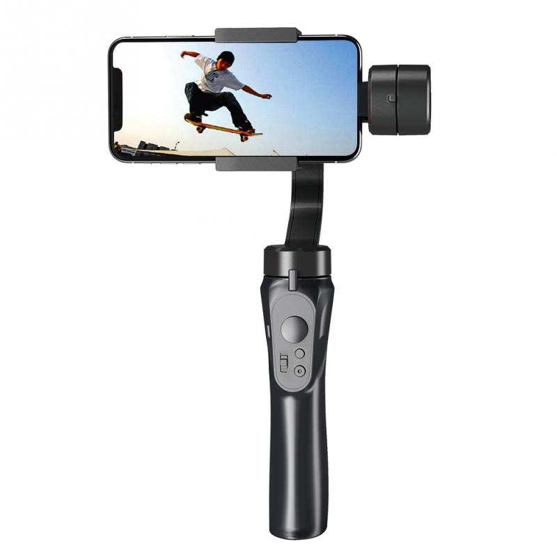 Smidig smart telefon stabiliserande  h4 hållare handhållen gimbal stabilisator för iphone samsung & action kamera: Default Title