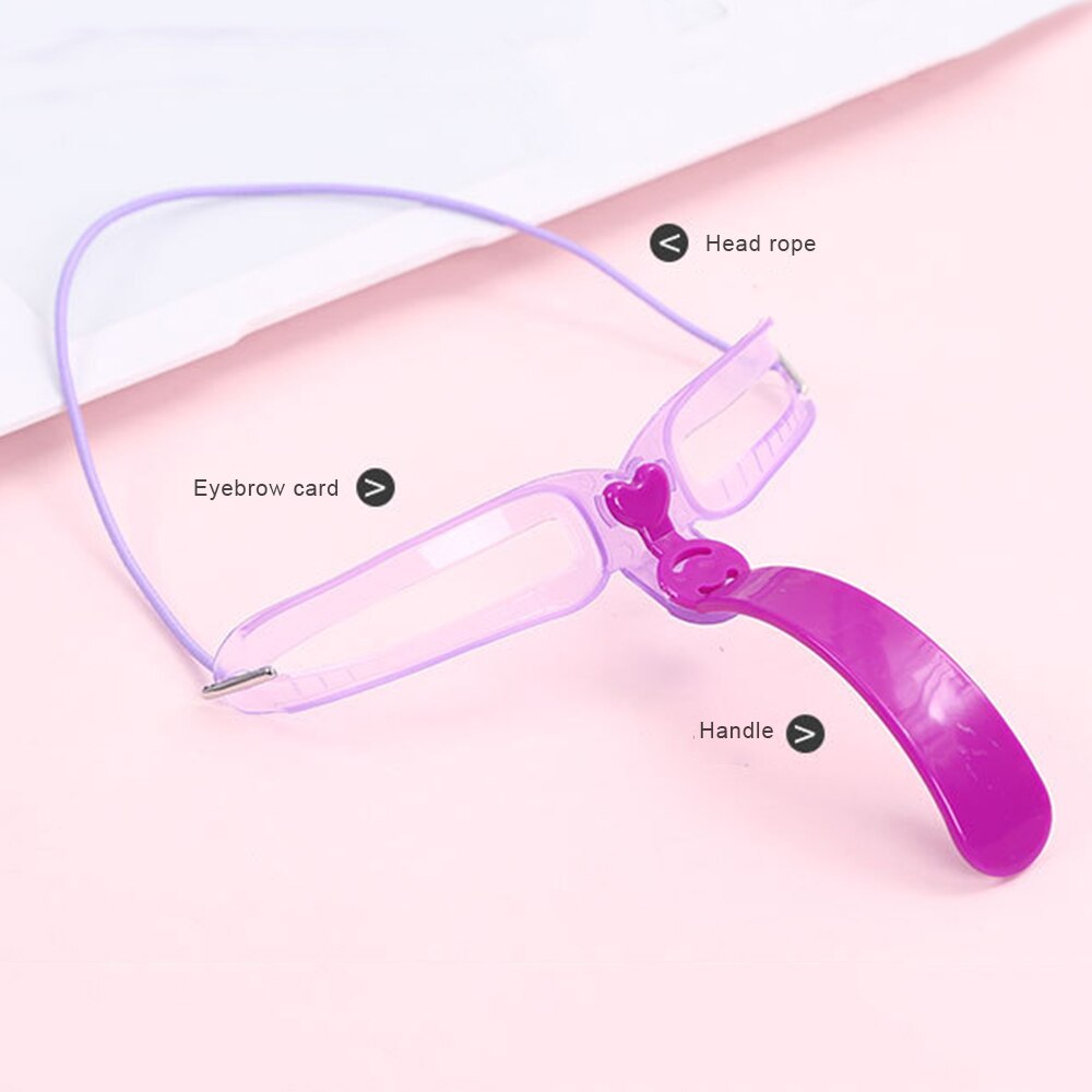 Reusable 8 in 1 Plastic Eyebrow Shaping Templates Helper Eyebrow Stencils Kit Grooming Card Eyebrow Makeup Tools
