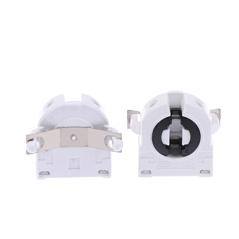 Portalámparas fluorescente T8/G13 para el hogar, soporte de lámpara resistente al calor, soporte de tubo de luz, accesorios de lámpara para el hogar, oficina y dormitorio, 5 uds.