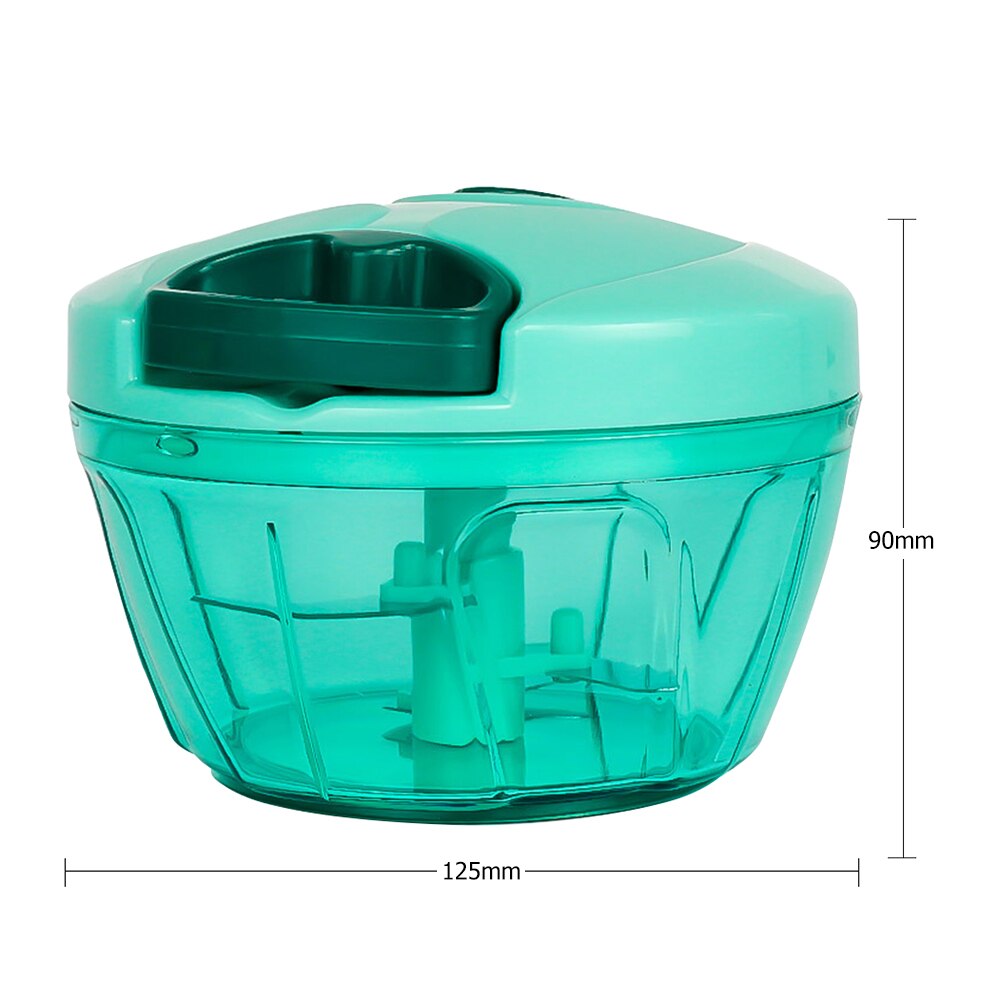 Handleiding Fruit Groente Chopper Hand Pull Voedsel Cutter Ui Noten Grinder Mincer Shredder Multifunctionele Keuken Accessoires: Height 90mm A