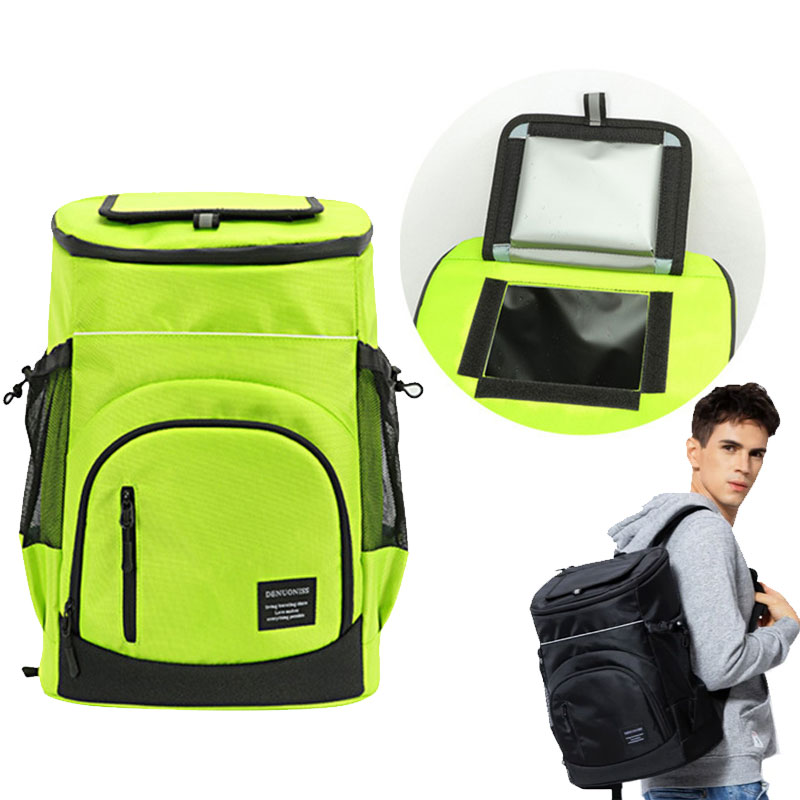 Bolsa térmica de 30L, mochila térmica grande y suave de 36 latas, bolsa aislante para nevera, viaje, playa, hielo, cerveza, mochila de almacenamiento de alimentos a prueba de fugas
