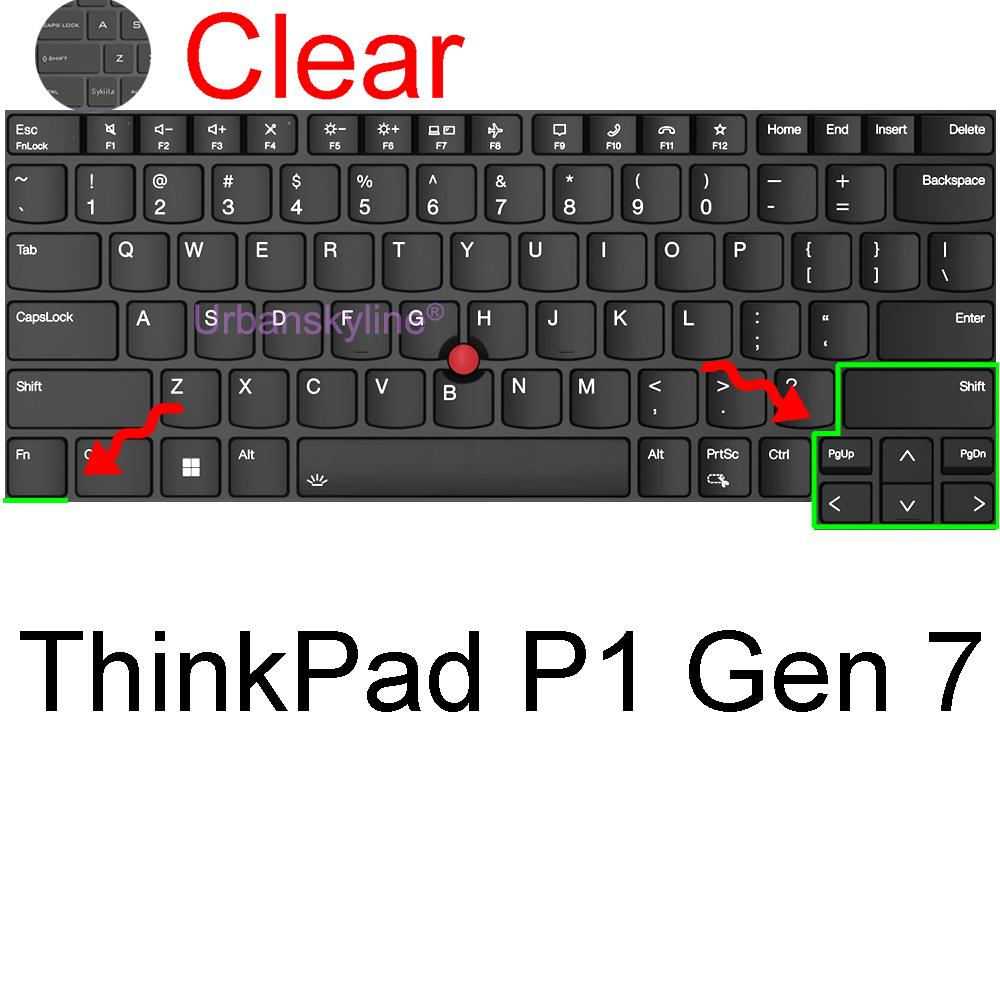 Tastaturabdeckung für Lenovo ThinkPad 16 Z16 P1 E16 P16v Extreme Gen 7 6 5 4 3 2 X1 Silikon-Schutzhülle: Lila