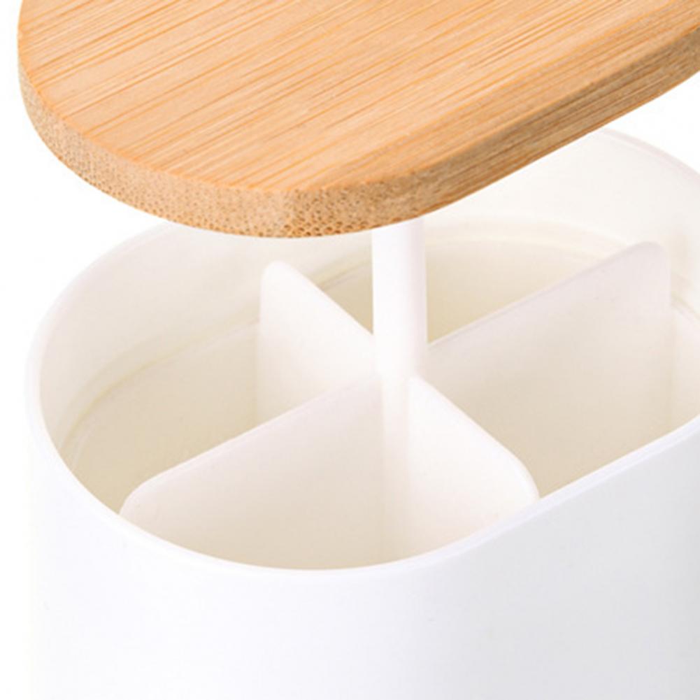 Toothpick Holder Automatic Dust-proof Compact Convenient Cotton Swab Toothpick Dispenser for Home Bedroom