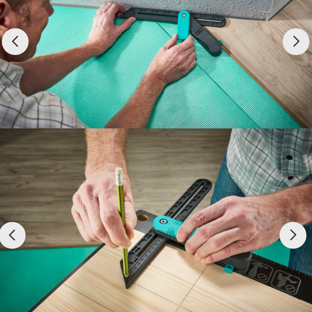 Lock Angle Measure Tool Lock Angle Measure Tool Woodworking Edge Ruler Protractor Inclinometer Plastic Ruler Supplies