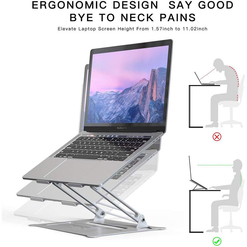 Laptop Houder Voor Macbook Air Pro Notebook Opvouwbare Aluminium Laptop Stand Beugel Laptop Houder Voor Pc Notebook