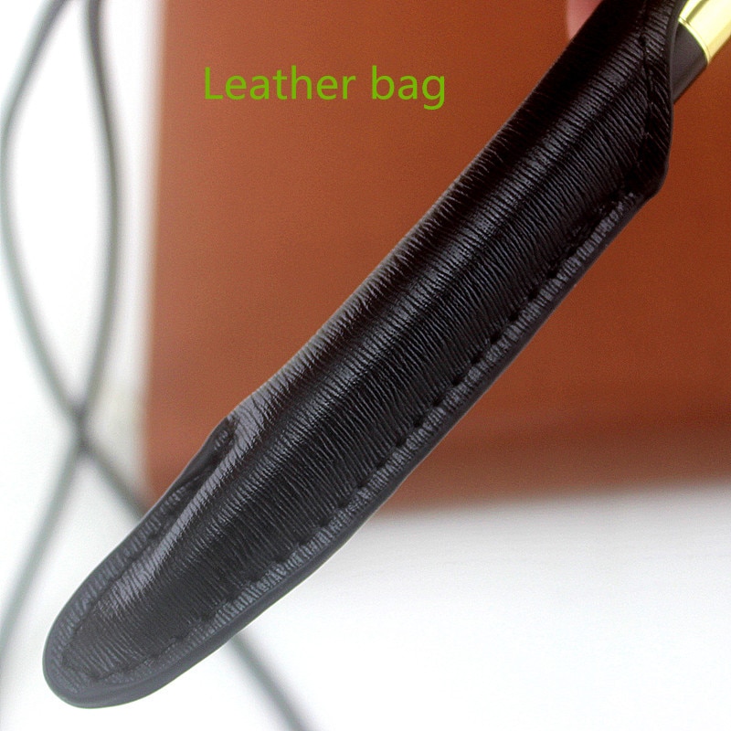 Luksus bærbar mini træ fyldepen, rejse blæk pen iridium 0.5/1.0 nib skrivesæt læder blyanttaske
