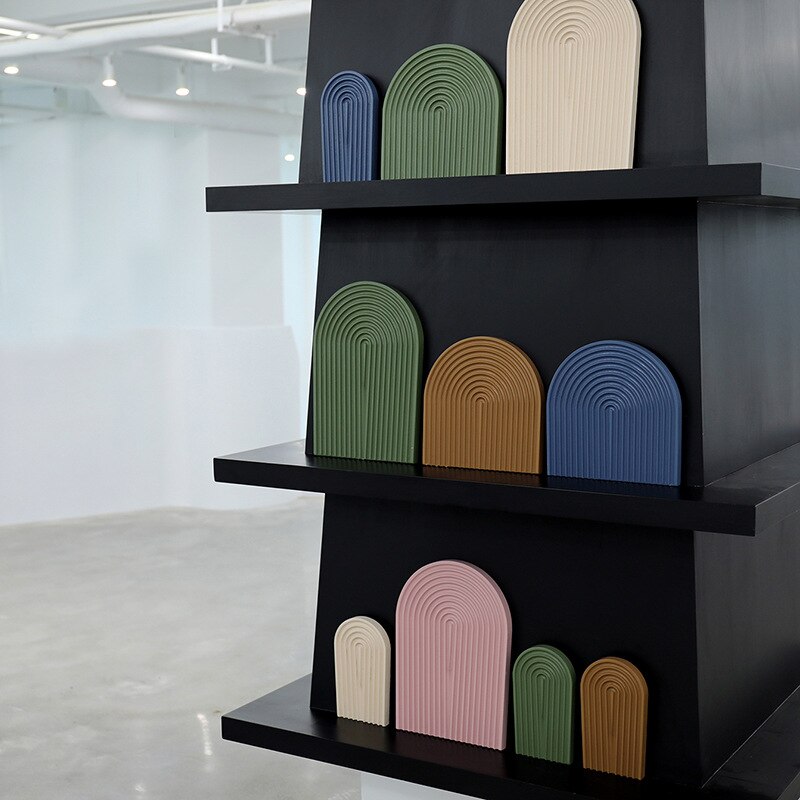 Bandejas de madera para picar, bandeja de pan de ondulación de agua, paleta de haya blanca/negra/gris, decoración de almacenamiento para mesa de pastel de postre