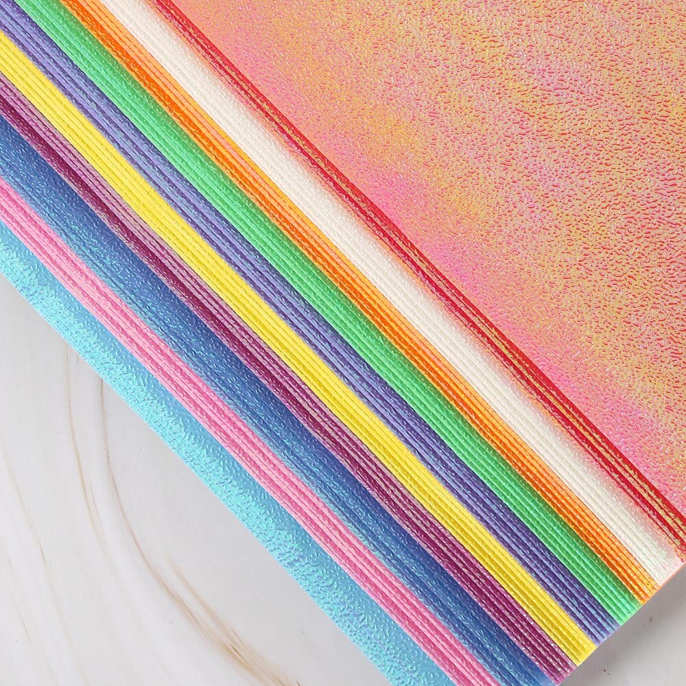 50Pcs Vierkante Origami Papier Parelmoer Gekleurde Diy Papier Vouwen Craft Supplies Scrapbooking Decoratie Enkele Glanzend Papier