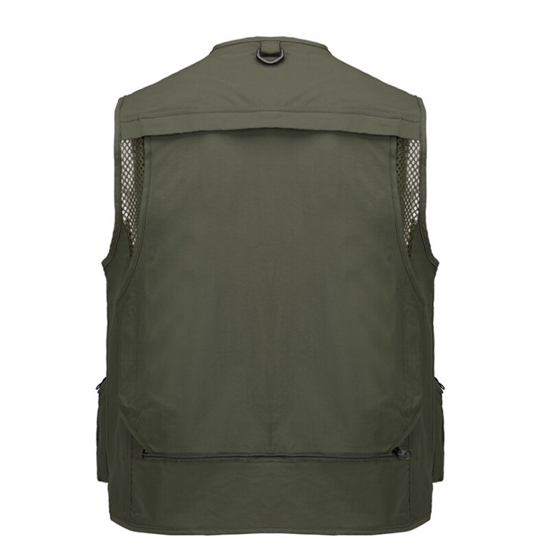 Fishing Jacket Quick-drying Mesh Vestt Multi-Pocket Mesh Vest Outdoor Vest Multi Pocket Summer Mesh Vest