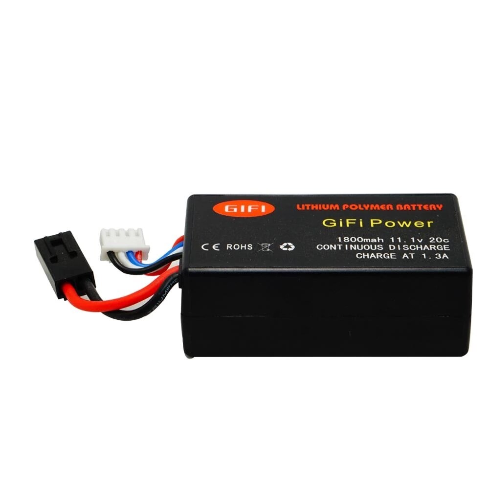 GiFi Power Upgrade 11.1V 1800mAh Li-Po Battery For PARROT AR.DRONE 2.0 Battery Parrot battery