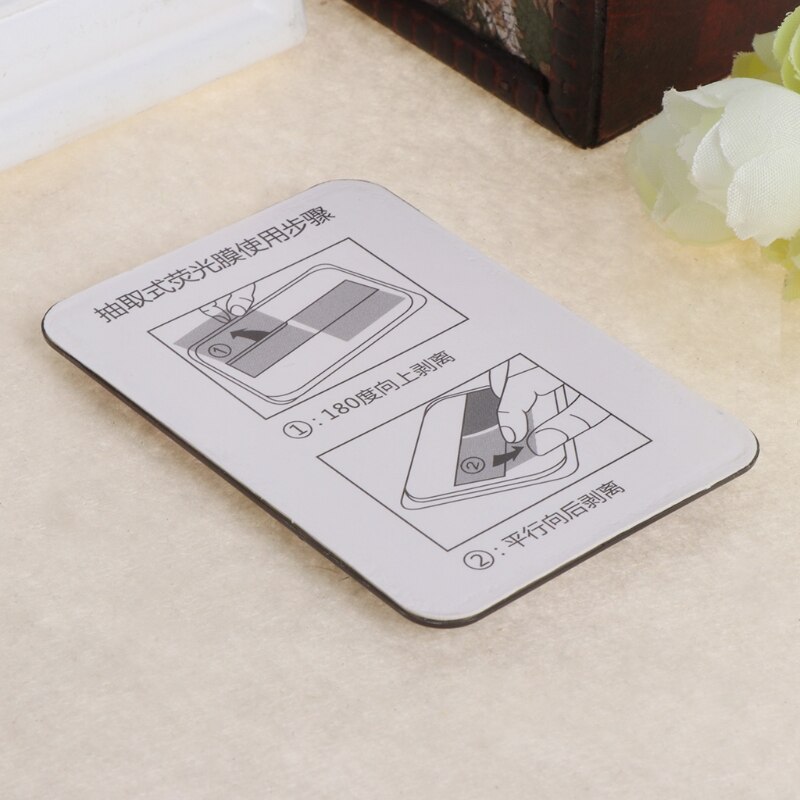 Autocollant clair Fluorescent mémo drapeaux signet Index bloc-Notes