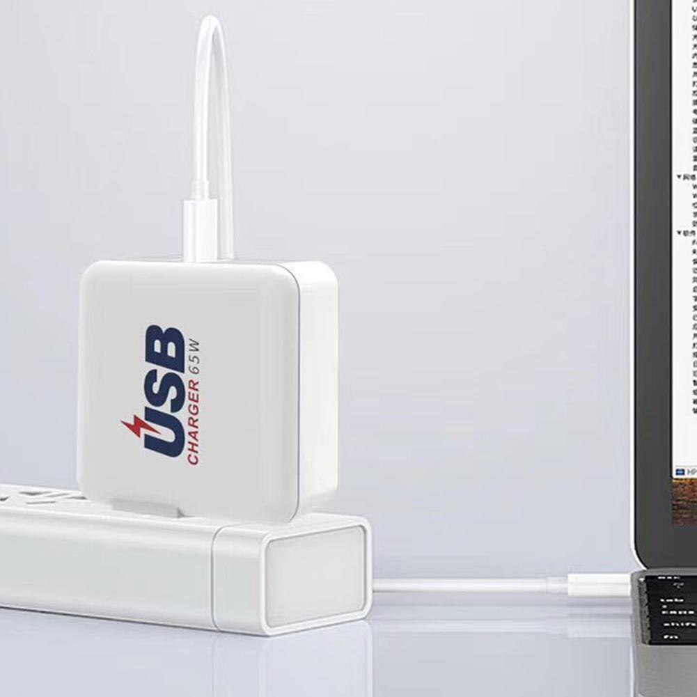 PD3.0 mobile computer universal PD65W high-power dual-protocol dual-port fast travel charge folding charger smart I4X5