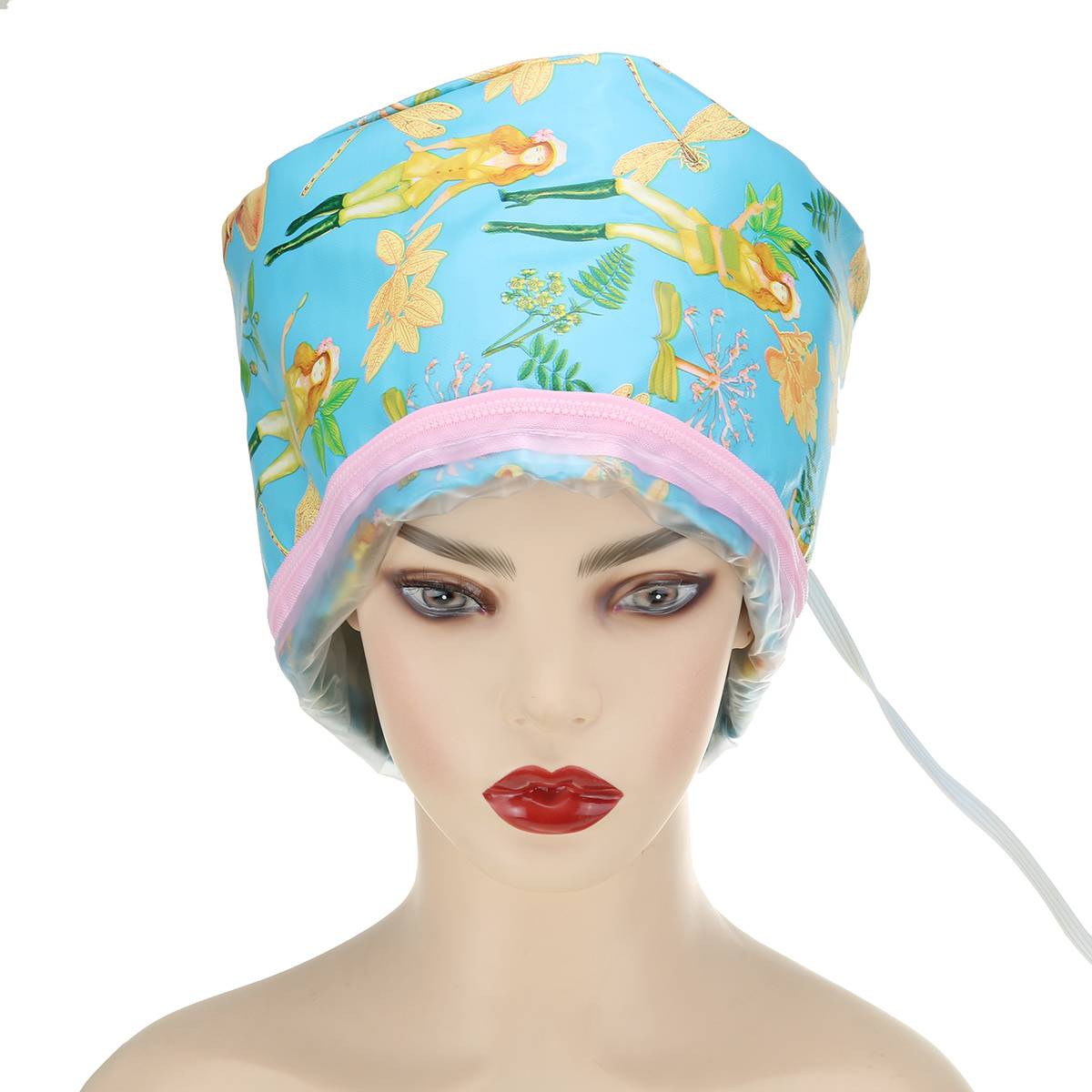 5 Type chauffage bouchon de cheveux vapeur nourrissant traitement thermique cuisson bouchon d'huile masque capillaire Spa Salon de maison soins capillaires outil de coiffure: A