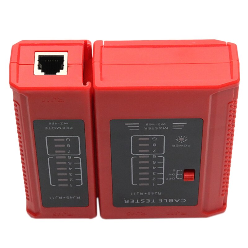 Ethernet Kabel Belangrijkste Remote Seriële Test Netwerk Rj45 Tester Tool Draad RJ11 Rj12 8P 6P Lijn Telefoon 8p8c 6p4c