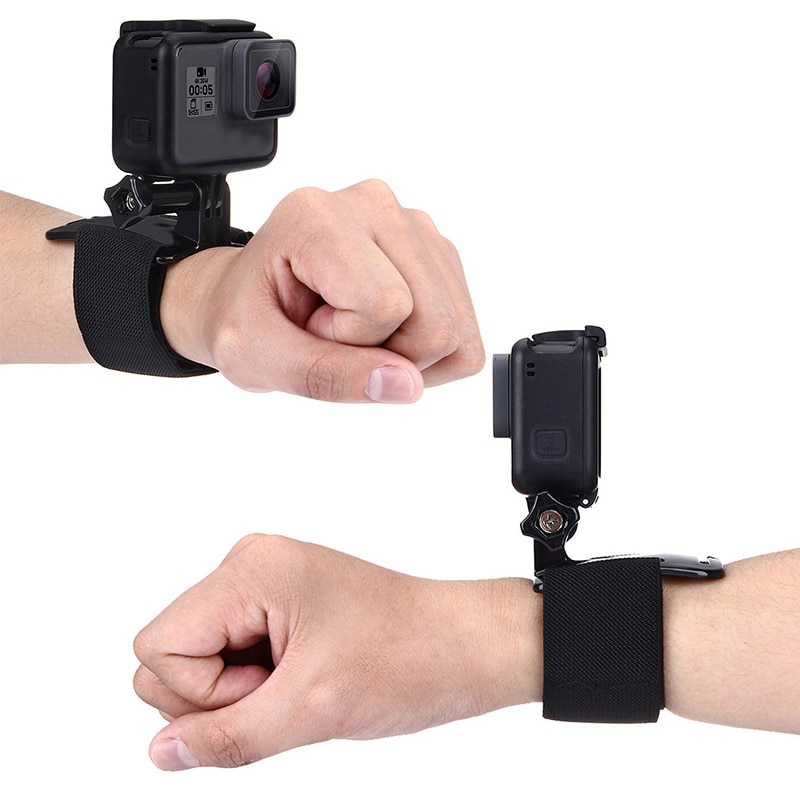 Black Wrist Strap voor Gopro Hero 7 6 5 4 Zwart Sessie Xiaomi Yi 4 k SJCAM SJ4000 EKEN H9 hand Strap Mount Actie Camera Accessor
