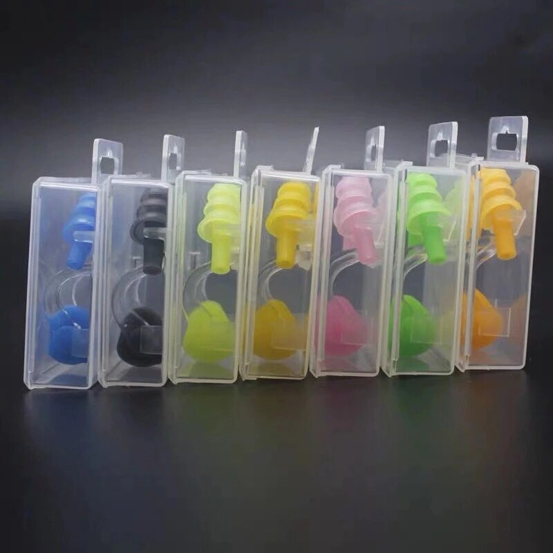 Sainteve 1pc plastic zwembril anti-condens glazen gegalvaniseerd waterdicht zwemuitrusting voor volwassenen accessoires: Clip oordopjes / Willekeurig 1pc