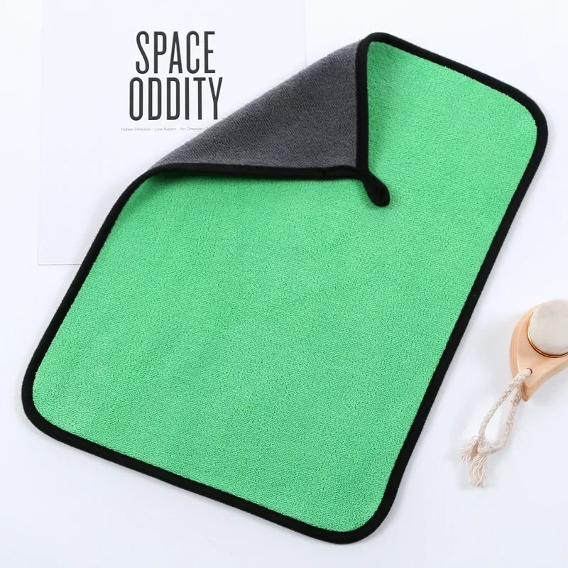 Toalla para lavado de coches de lana Coral de , 30x3 0/40/60cm, cuidado de los detalles del coche, paño de secado y limpieza, accesorios de limpieza automática, 1 ud.: Fibra superfina / Oro