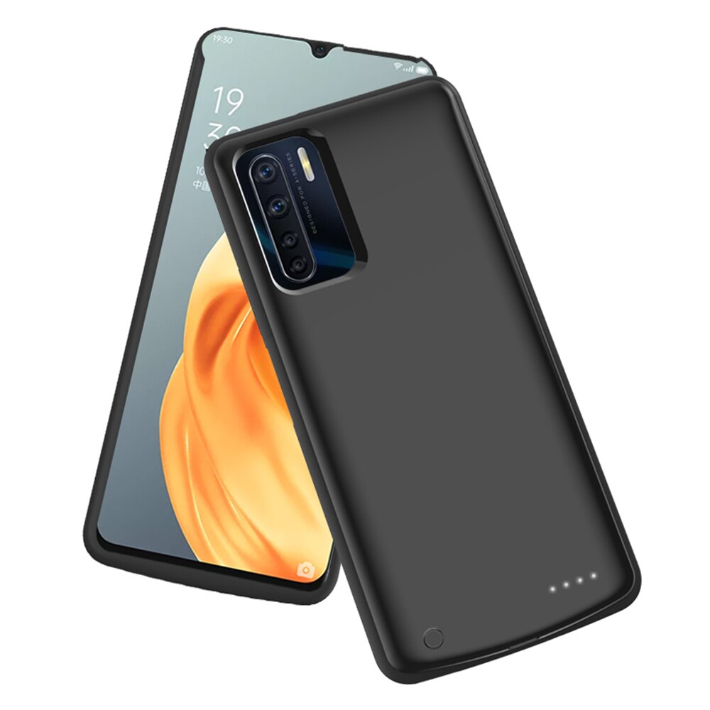 Fundas de carga de batería para OPPO A91, estuche de carga de batería externa de 6800mAh, funda de Banco de energía para OPPO A91