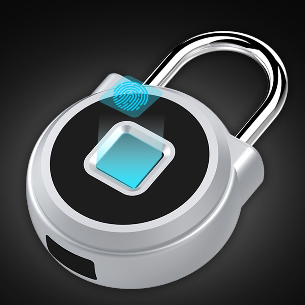 Sicherheit Türschloss Clever Keyless USB Aufladbare Fingerabdruck-schloss Schnell Entsperren Zink legierung Metall Selbst Entwicklung Chip