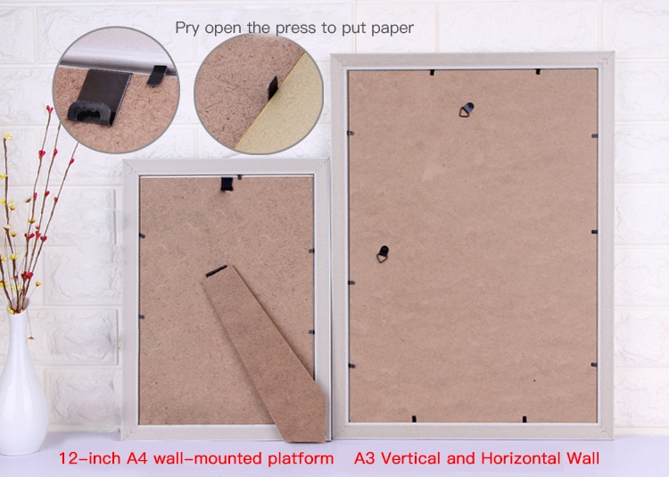 Rétro cadre Photo européen mariage peinture bois Table créative tenture murale à la main Vintage Rectangle Art maison décor