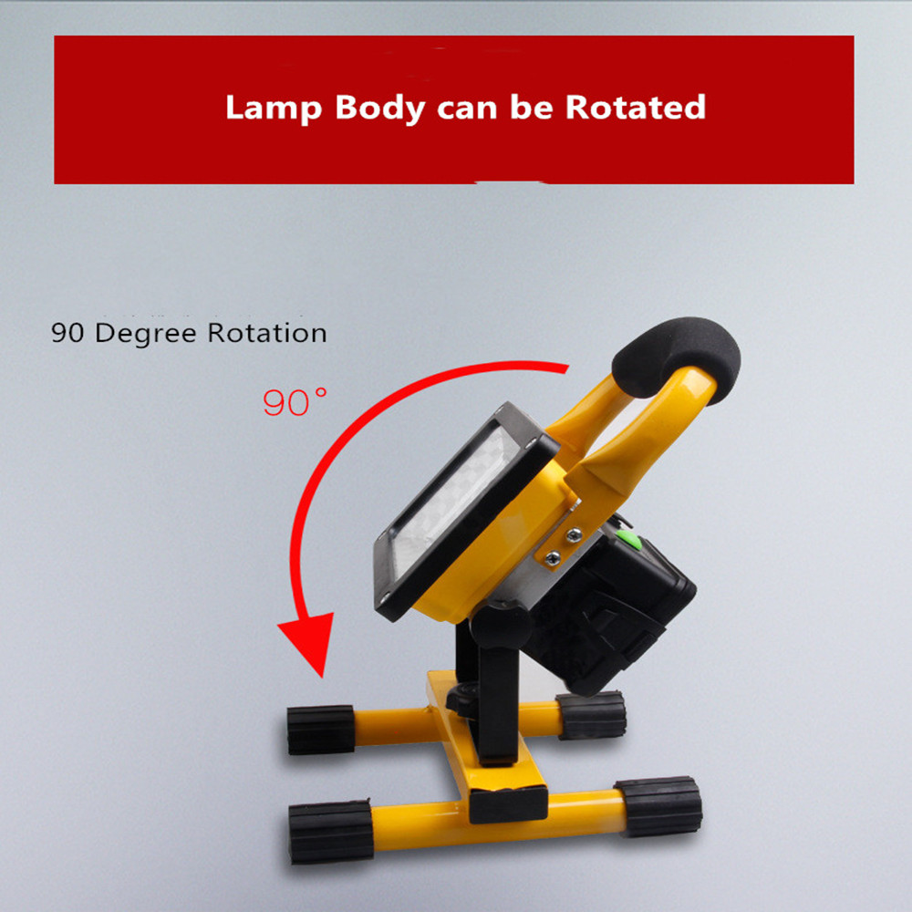 30w førte bærbare oversvømmelses spot lys med genopladeligt batteri ledet nødlys til udendørs aktiviteter arbejde lys camping lys